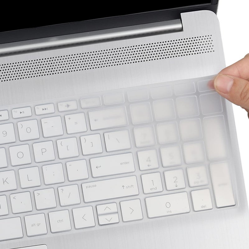 MUBUY-GOL Keyboard Cover for 15.6 HP Laptop 15-dw 15-dy 15-ef 15-da/db 15-dy5033dx 15-dy5131wm 15-dy2702dx 15-dy2703dx 15-da0012wm 15-db0015dx 15-ef2126wm, Envy 15m-dr/ds 17-bs/bw 15m-dr1011dx 15-ds1010wm - Image 5